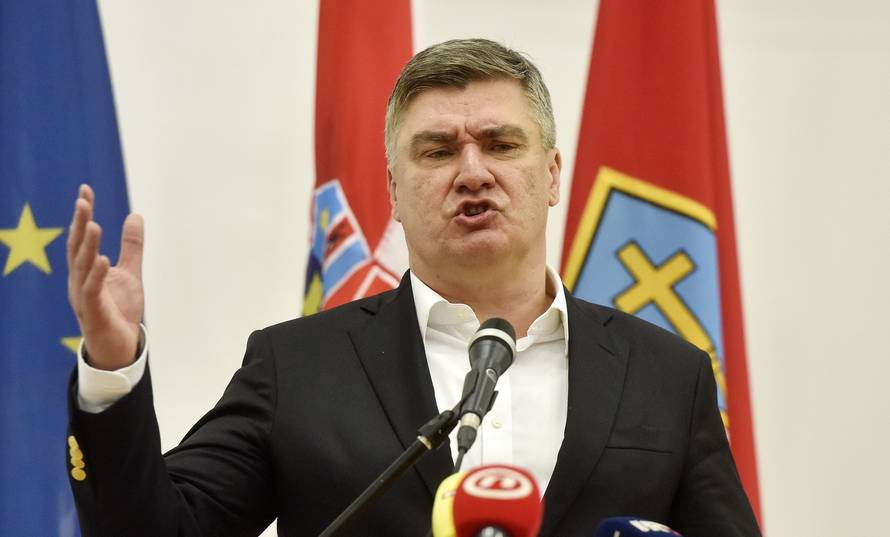 Knin: Predsjednik RH, Zoran Milanovi?, na obilježavanju 32. obljetnice utemeljenja HVO