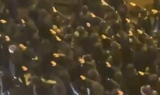 VIDEO Sramota u Zagrebu: BBB hodali s uzdignutim desnicama!