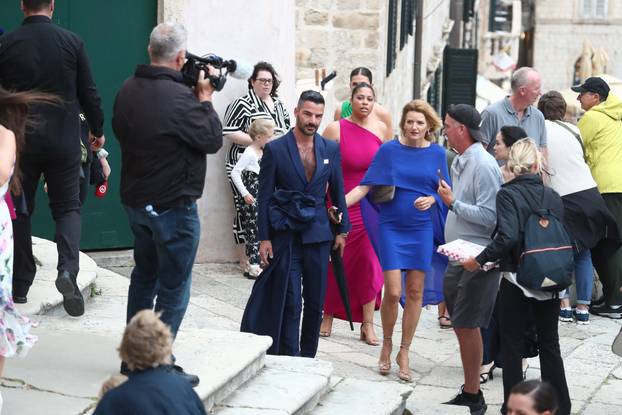 ARHIVA - 2024. Dubrovnik: Vjenčanje Nicole Artukovich i Liama Stewarta u crkvi sv.Ignacija