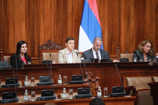 Beograd: Oporbeni zastupnici bacili su dimne bombe u parlamentu