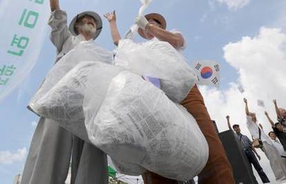 Balonima poslali letake za slobodu Sjeverne Koreje