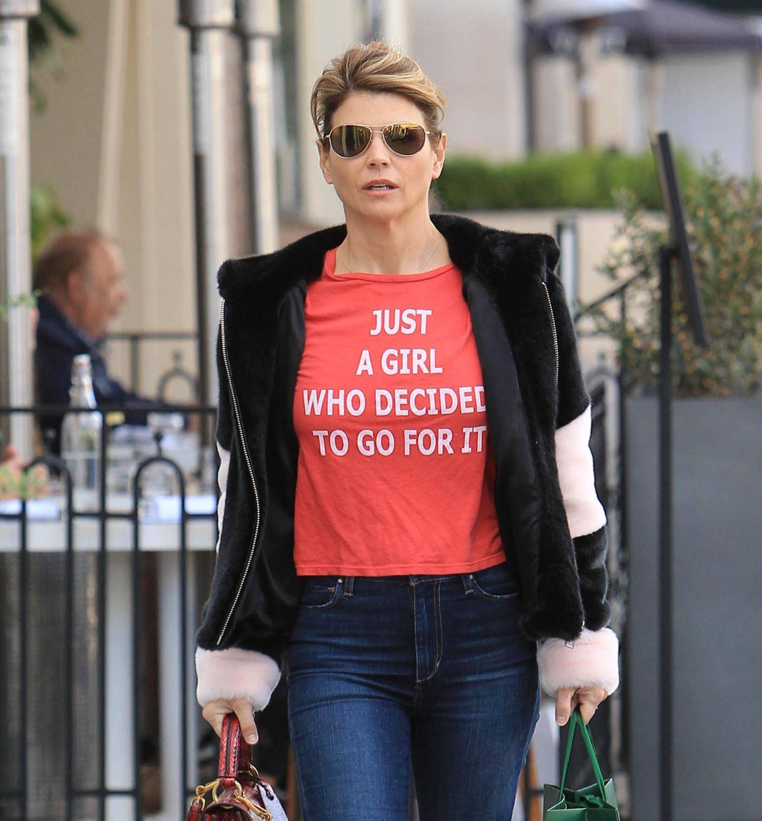 Lori Loughlin is seen in Los Angeles