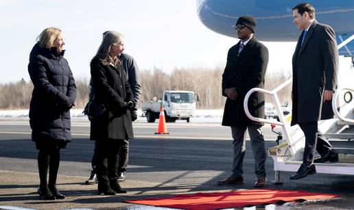 FOTO Crveni otirač za Rubija: Ovako su Kanađani dočekali američkog ministra  na G7 skupu
