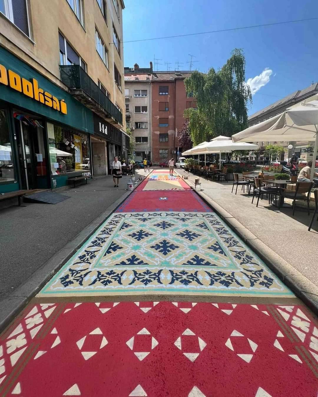 Umjetnik koji je oslikao 'Malu Martićevu': Još me bole leđa, radili smo po 15 sati dnevno