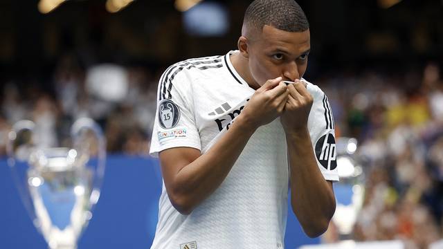 Real Madrid unveil Kylian Mbappe