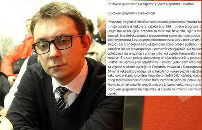 Glavašević je podnio ostavku: Evo što je poručio Oreškoviću