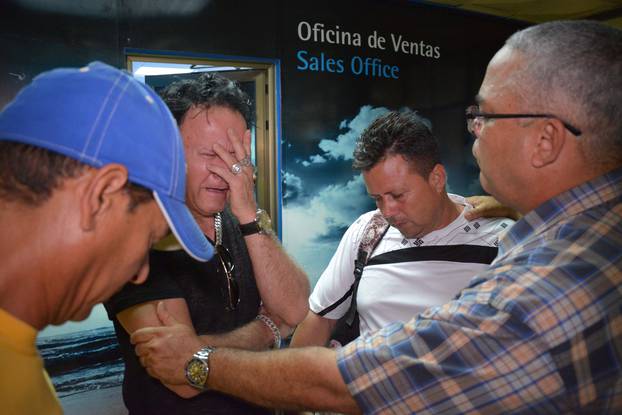 Relatives of passengers traveling on the Boeing 737 plane that crashed shortly after taking off from Havana