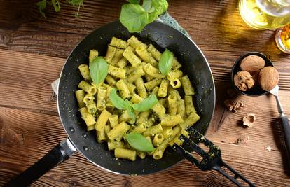 Tjestenina s pestom od špinata