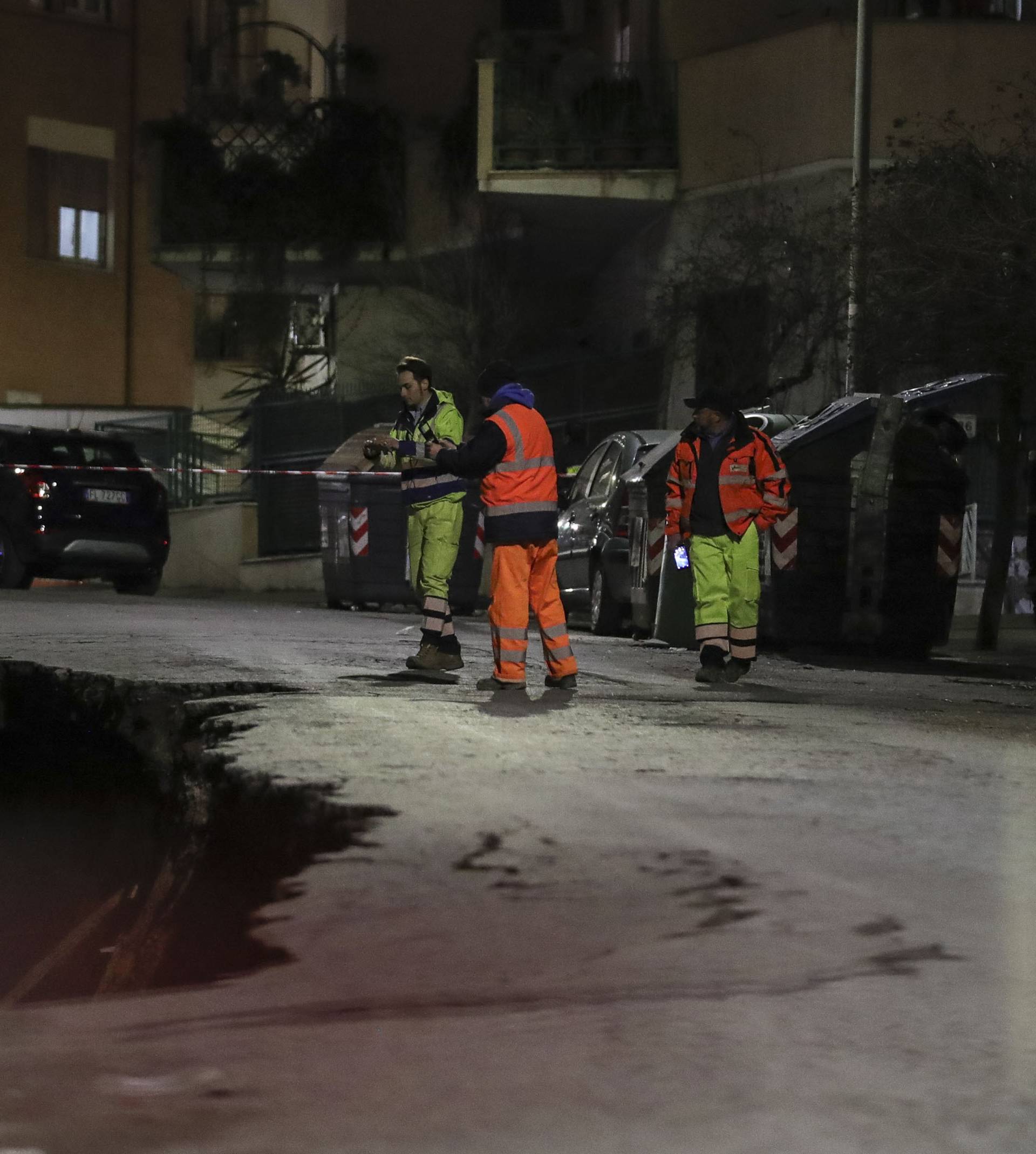 Rome, Via Lattanzio, collapses the road to the Balduina