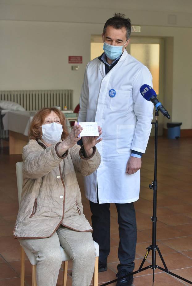 Umirovljenica koja se prva u Hrvatskoj cijepila protiv covida, primila i drugu dozu