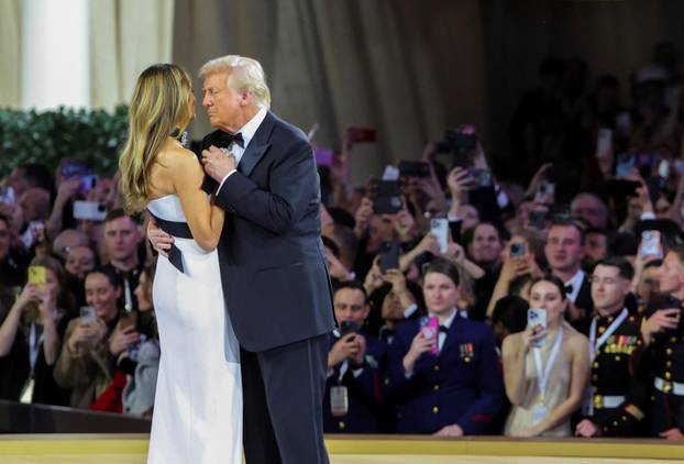 Commander in Chief Ball in honor of Donald Trump's inauguration in Washington