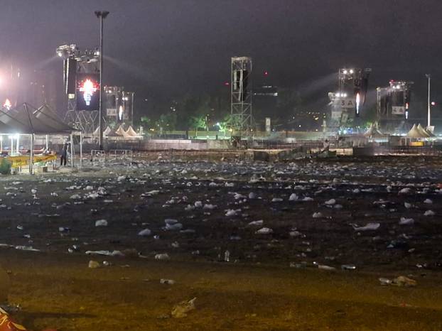 FOTO Svi se razišli s Hipodroma, iza sebe su ostavili hrpu smeća