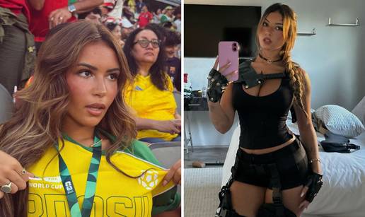 FOTO Ma kakav Neymar! Lara Croft iz Brazila je hit Svjetskog prvenstva. Prati je 15 mil. ljudi