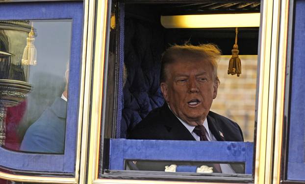 U.S. President Trump makes second state visit to Britain