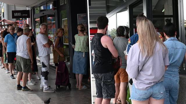 VIDEO Ovo je red u Zagrebu kod rijetkog dućana koji danas radi