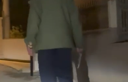 VIDEO Detalji drame: Pijan je u Kaštelima mahao nožem od 30 cm. Vrijeđao je i policajce!