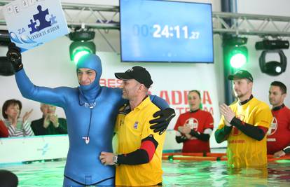 Oborio Guinnessov rekord: Pod vodom je izdržao 24:11 minuta