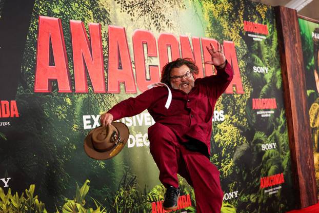 'Anaconda' reboot starring Paul Rudd and Jack Black premieres in Los Angeles