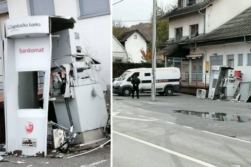 Raznijeli bankomat u Zelini: 'Kao potres, stanari se prepali'