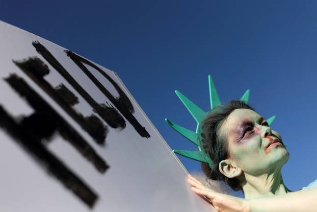 Anti-Trump protest in London