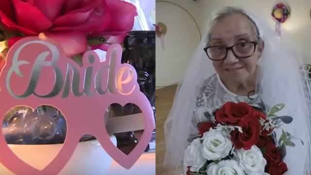 Baka (77) se u staračkom domu udala sama za sebe: 'Baš sam sretna, to sam oduvijek željela'