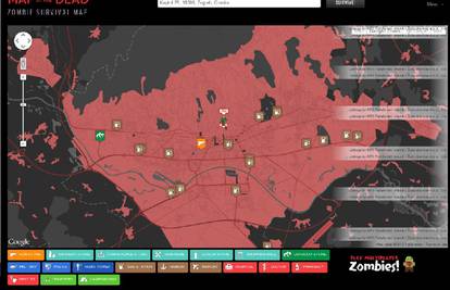 Napadnu li zombiji Zagreb, ova karta mogla bi spasiti vaš život