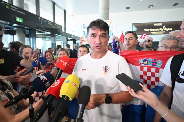 Velika Gorica: Do&ccaron;ek hrvatske nogometne reprezentacije