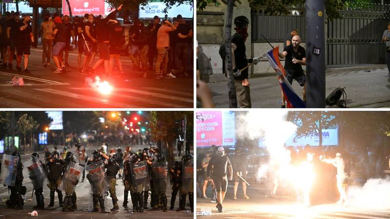 Brutalne scene iz Srbije. Dačić: Uhićen Hrvat! Tukao je policiju! Ambasada RH: Nemamo taj info