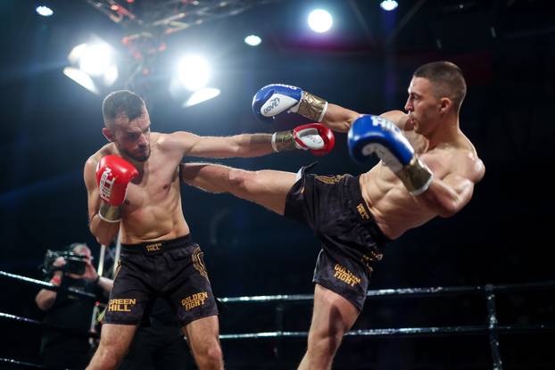 Zagreb: Borilački spektakl Golden Fight 8, borba Salahudin Šuke - Roko Doždor