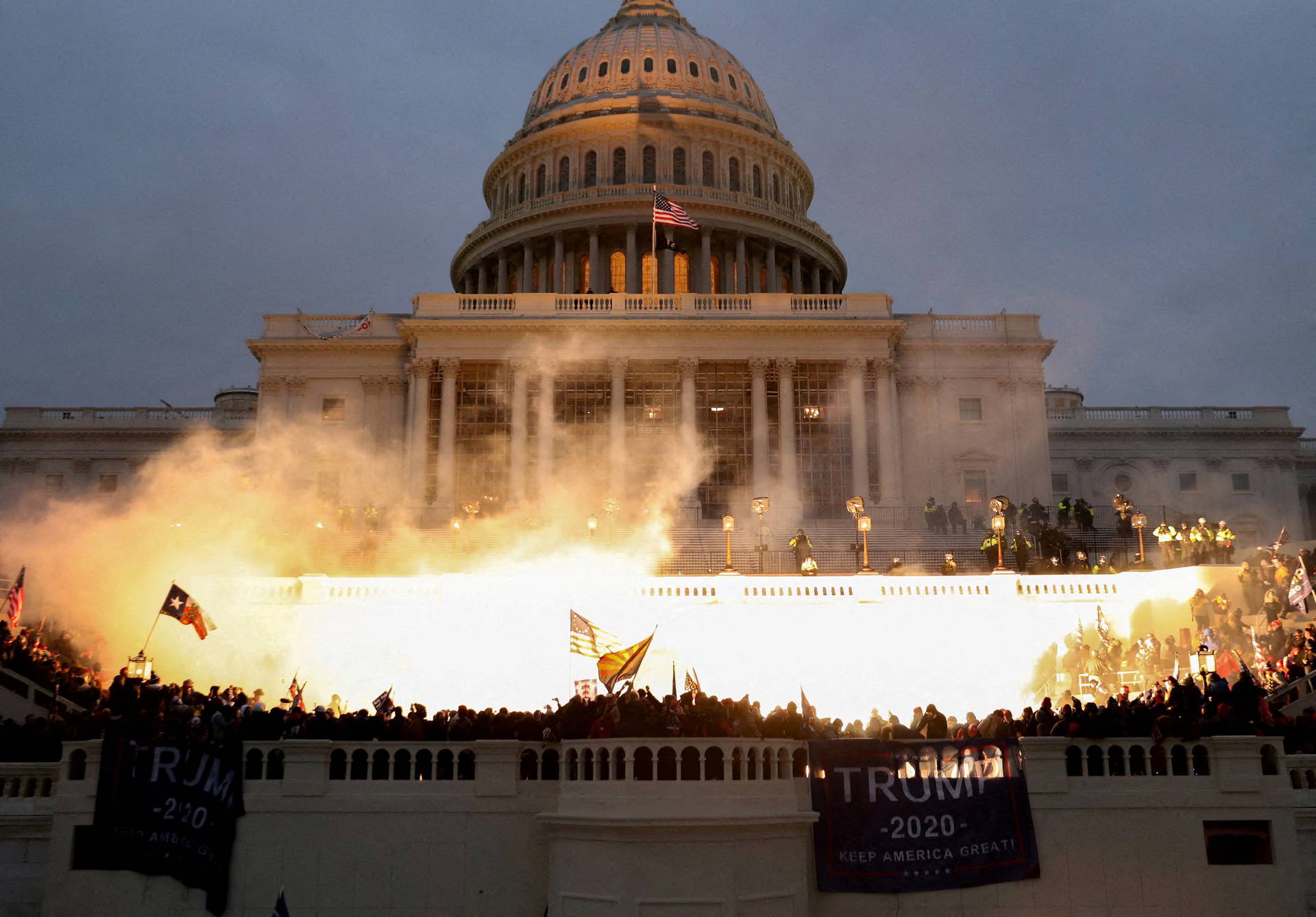 FILE PHOTO: FILE PHOTO: Supporters of U.S. President Donald Trump gather in Washington