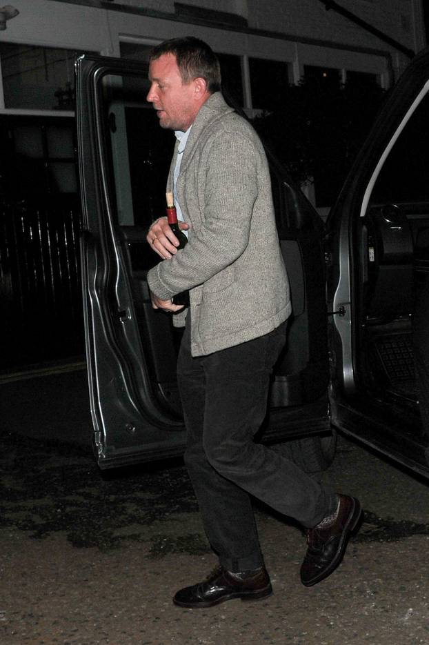 Guy Ritchie Arrives At Madonnas House In London