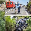 Teška nesreća na magistrali kod Dubrovnika: Dva auta izletjela u provaliju, dvoje ozlijeđenih