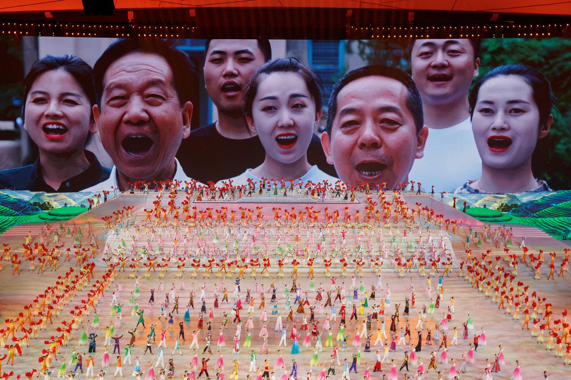 Show commemorating the 100th anniversary of the founding of the Communist Party of China, in Beijing