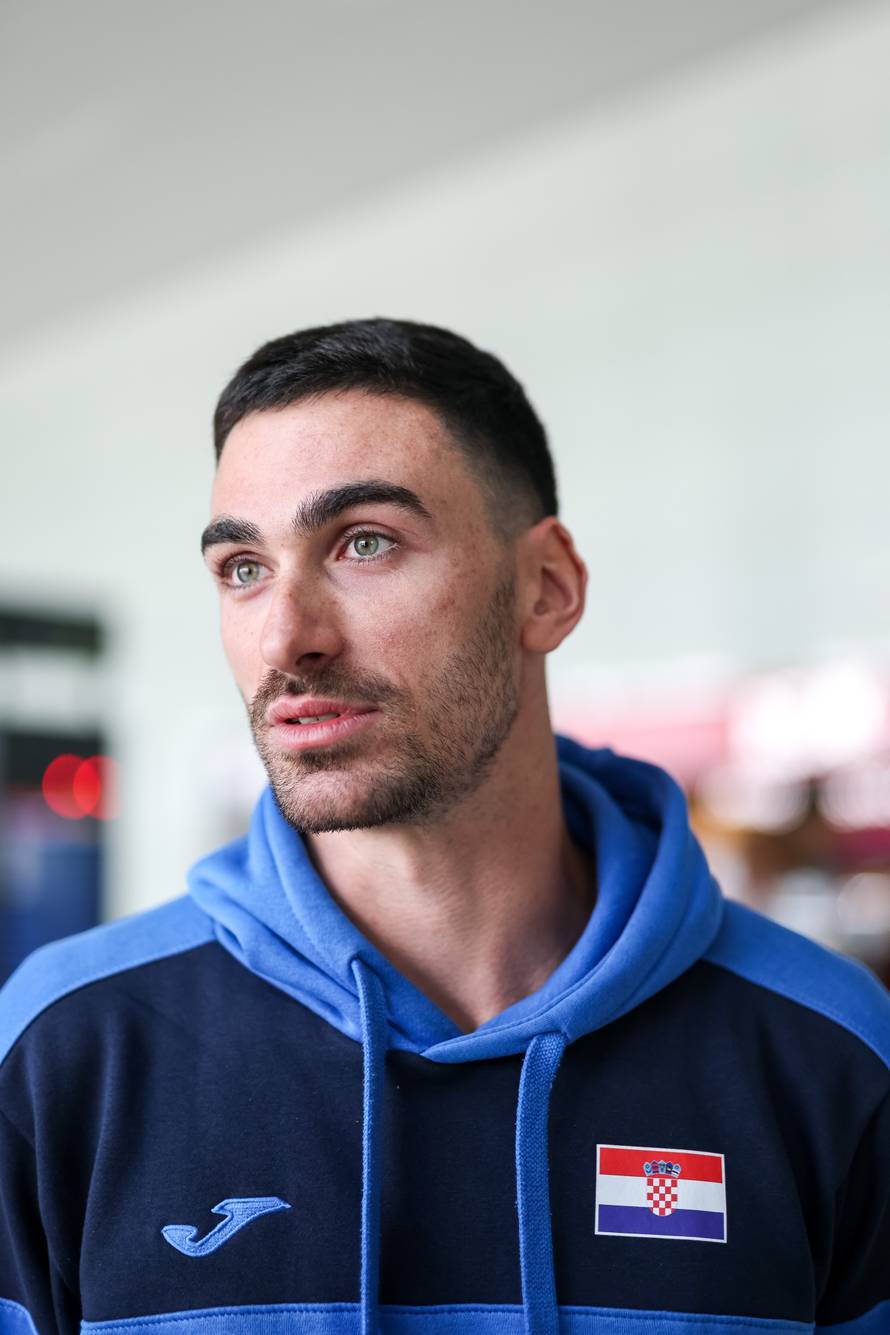 Zagreb: Atletičar Marino Bloudek sletio u Zagreb nakon povijesnog uspjeha