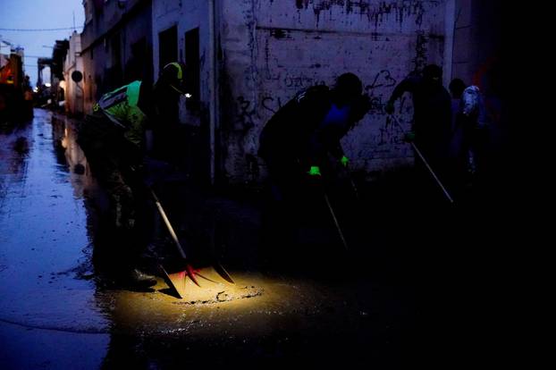 Aftermath of the flooding caused by heavy rains in Catarroja, Valencia