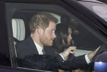 Prince Harry and Meghan Markle Christmas Lunch