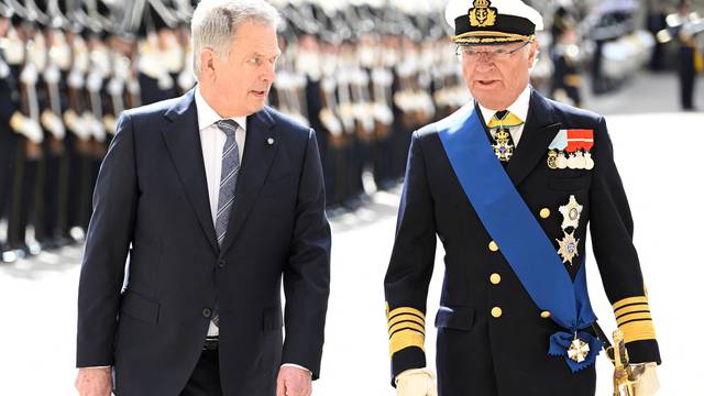 Finland's President Niinisto visits Sweden