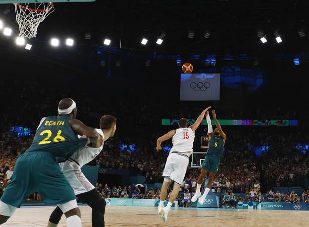 Basketball - Men's Quarterfinal - Serbia vs Australia