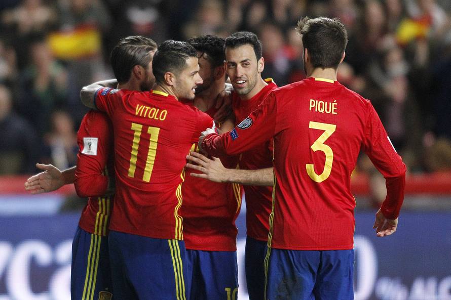 SPAIN v ISRAEL. FIFA WORLD CUP QUALIFYING ROUND.
