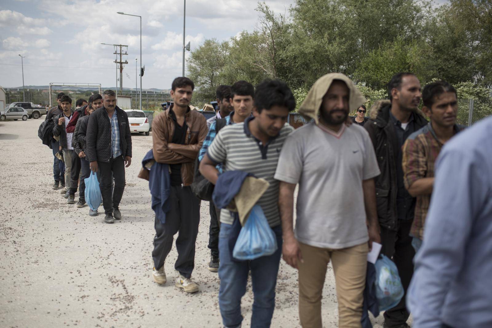 Refugees at the Greece-Turkey border