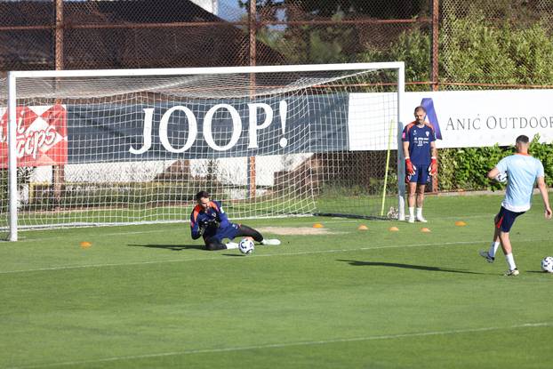 Rijeka: Nogometaši Hrvatske odradili trening na Rujevici