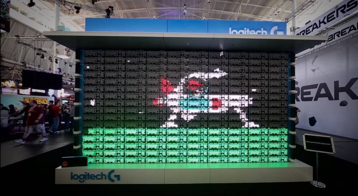 Logitech pretvorio 160 gaming tipkovnica u ogromni ekran