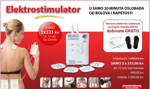 Elektro stimulator dr. Hoa oslobađanja bol u mišićima 