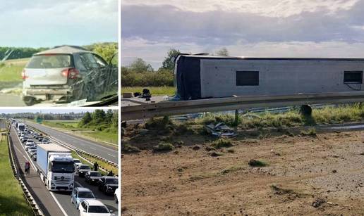 Vatrogasci  o užasu na A3: 'Srna je iskočila pred auto. Vozač je mahao, ali bus nije stigao stati'