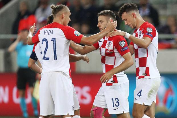 Trnava: Kvalifikacijska utakmica SlovaÄke i Hrvatske za Europsko prvenstvo