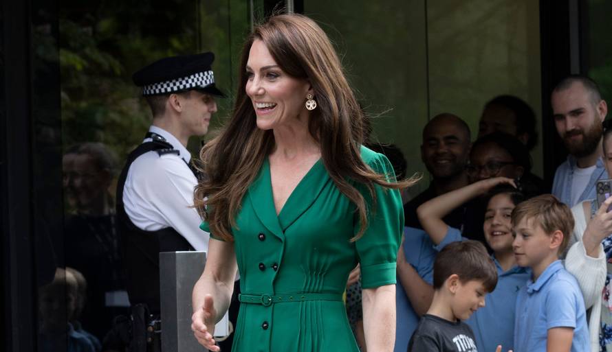 Kate Middleton at Anna Freud charity in London