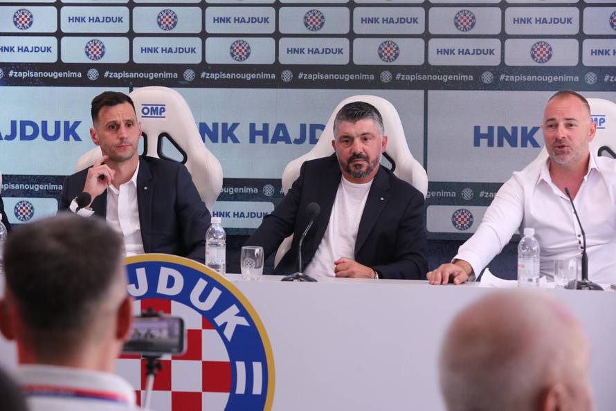 Split: Službeno predstavljen novi trener Hajduka Gennaro Gattuso