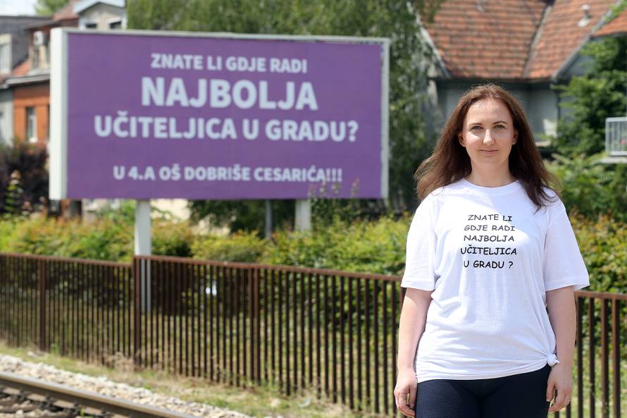Najbolja učiteljica u gradu: Kad je vidjela taj plakat zaplakala je