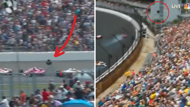 VIDEO Umalo tragedija na utrci IndyCara. Kotač preletio ogradu