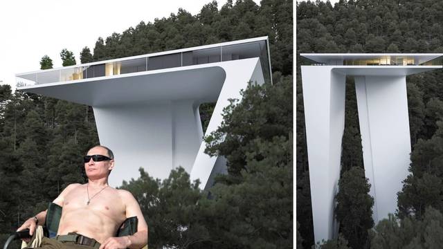 Tajno leglo na osami dostojno najvećih  zlikovaca: Arhitekt iz Rusije projektirao Putinu kuću